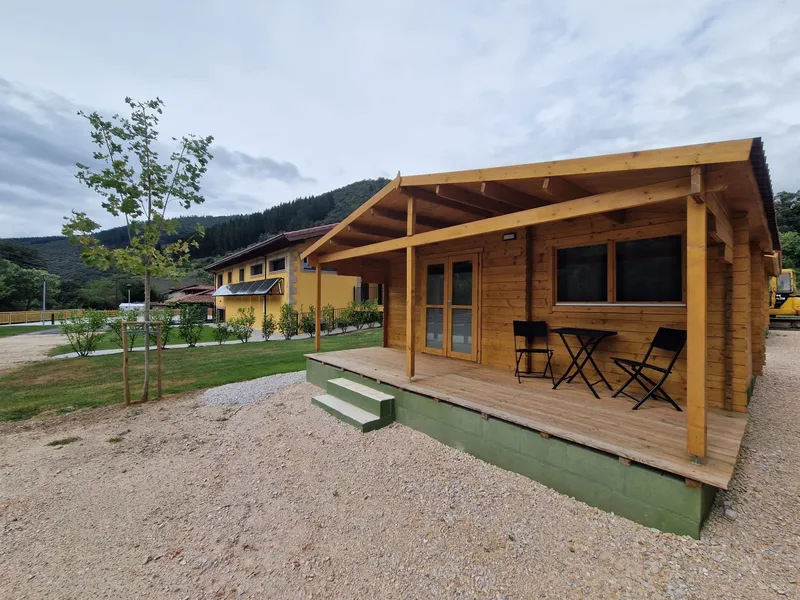 Bungalows de madera de Camping Vieda en Cabezón de Liébana