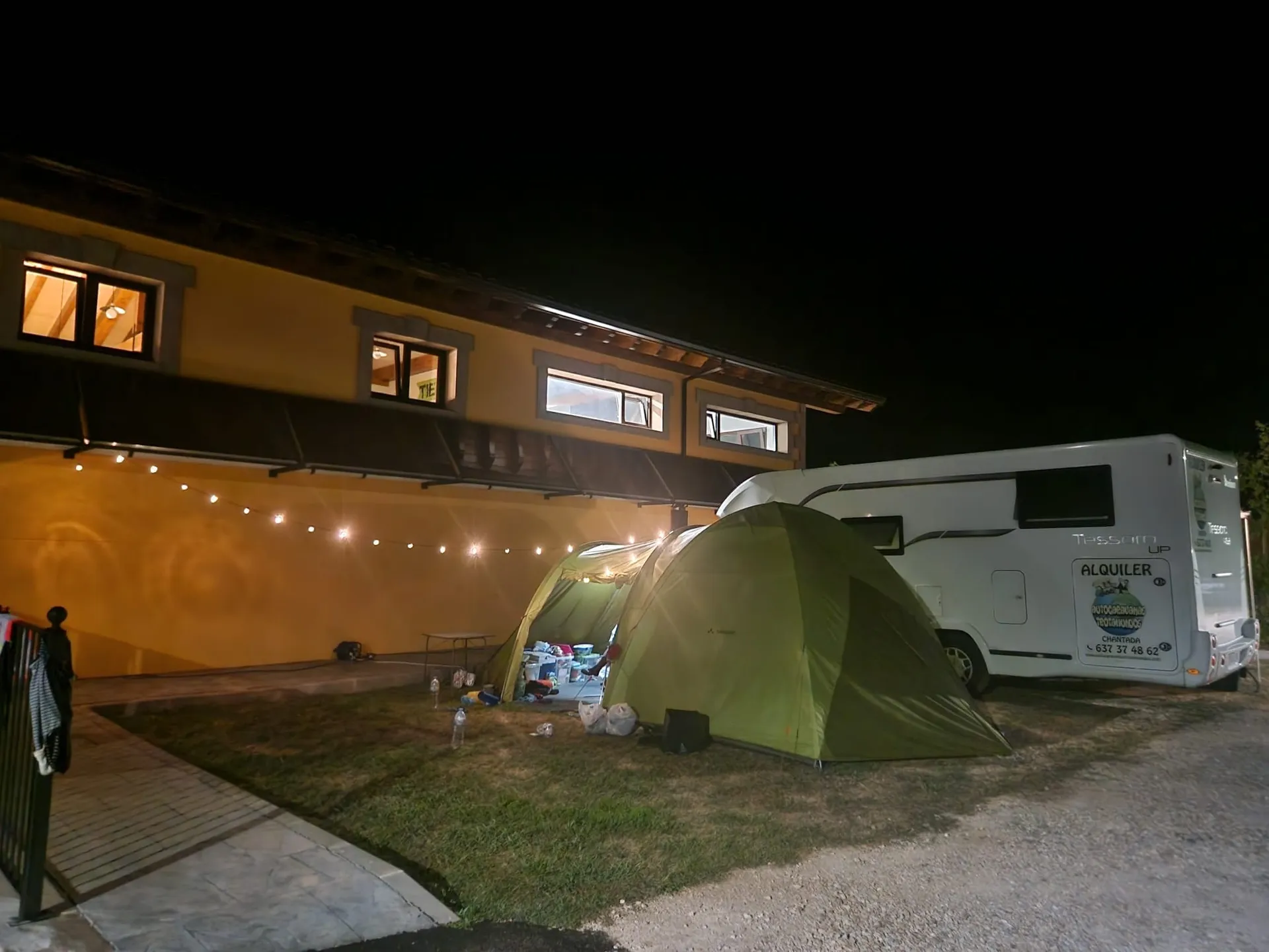 Camping de noche